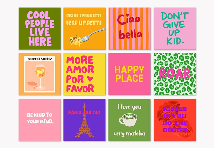 Happy Shapes, the cosy and motivating little tiles for your wall.